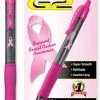 Pilot G2 Premium Breast Cancer Awareness Gel Pen, Retractable, Fine 0.7 Mm, Black Ink, Translucent Pink Barrel, 1 Ea 1 Pilot G2 Premium Breast Cancer Awareness Gel Pen, Retractable, Fine 0.7 Mm, Black Ink, Translucent Pink Barrel, 1 Ea -pilot Shop 0009107 g27 pnk bca dozen box blk ink 625