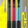 PILOT G2 Pen Stylus, Fine Point, Grey/Red/Turquoise Barrels, Black Ink, 3-Pack 2 PILOT G2 Pen Stylus, Fine Point, Grey/Red/Turquoise Barrels, Black Ink, 3-Pack -pilot Shop 0009299 g2 stylus blk f 3pk 625