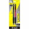 Pilot G2 PenStylus Retractable Gel Pens & Stylus, Fine Point, Black Ink, Grey And Red Barrel 2/Pack 1 Pilot G2 PenStylus Retractable Gel Pens & Stylus, Fine Point, Black Ink, Grey And Red Barrel 2/Pack -pilot Shop 0009303 pilot g2 penstylus retractable gel pens stylus fine point black ink grey and red barrel 2pack 625