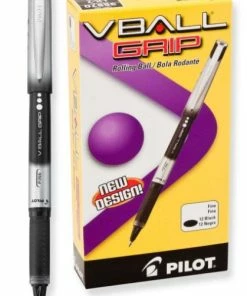 Pilot Vball Grip Liquid Ink Roller Ball Pen, Stick, Fine 0.7 Mm,