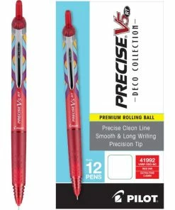 Pilot Pv5R Deco Xf Red Bc 1 Ea