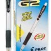 Pilot G2 Mechanical Pencil, 0.5 Mm, Hb (#2.5), Black Lead, Clear/Black Accents Barrel, 1 Ea 1 Pilot G2 Mechanical Pencil, 0.5 Mm, Hb (#2.5), Black Lead, Clear/Black Accents Barrel, 1 Ea -pilot Shop 0009536 pilot g2 mechanical pencil 05 mm hb 25 black lead clearblack accents barrel 1 ea 625
