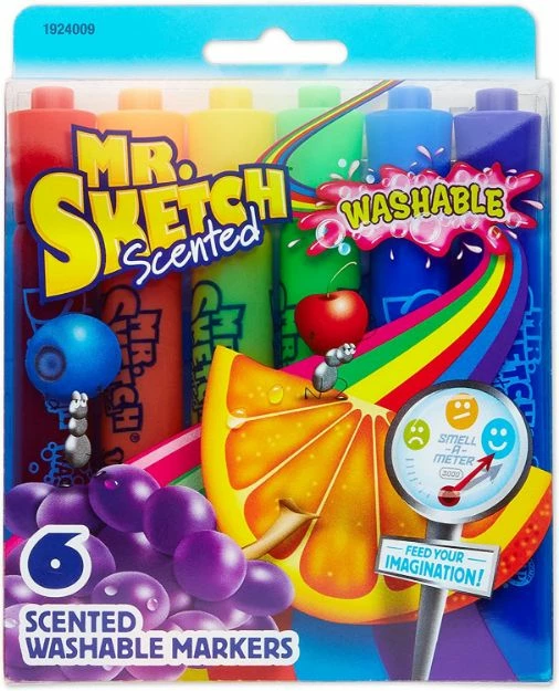 Mr. Sketch Scented Wash Chisel 6Ct 1 Ea 3 Mr. Sketch Scented Wash Chisel 6Ct 1 Ea