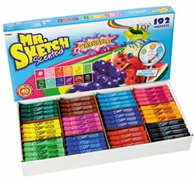 Mr. Sketch Scented Wash Chisel 192Ct 1 Ea 3 Mr. Sketch Scented Wash Chisel 192Ct 1 Ea