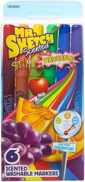 Mr. Sketch Scented Wash Stix 6Ct 1 Ea 3 Mr. Sketch Scented Wash Stix 6Ct 1 Ea
