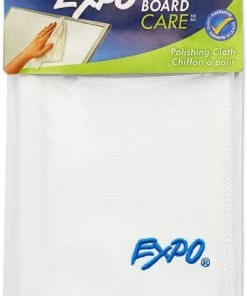 Expo Microfiber Cleaning Cloth, 12 X 12, White 1 Ea