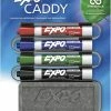 Expo Whiteboard Caddy Set, Broad Chisel Tip, Assorted Colors, 4/Set 1 Ea 2 Expo Whiteboard Caddy Set, Broad Chisel Tip, Assorted Colors, 4/Set 1 Ea -pilot Shop 0011590 expo expo caddy lo chisel tip asst 5pcs 1 ea 625