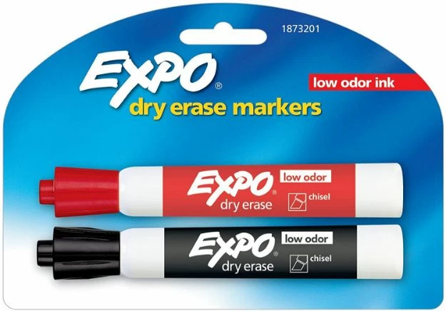 Expo Black And Red Chisel Tip Dry Erase Markers 2 Pack 1 Ea 3 Expo Black And Red Chisel Tip Dry Erase Markers 2 Pack 1 Ea