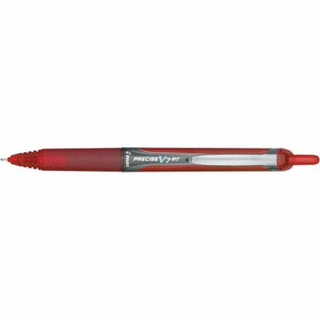 Pilot Precise V7Rt Roller Ball Pen, Retractable, Fine 0.7 Mm, Red Ink, Black Barrel 1 Ea 3 Pilot Precise V7Rt Roller Ball Pen, Retractable, Fine 0.7 Mm, Red Ink, Black Barrel 1 Ea