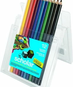 Prismacolor 92804 Scholar Colored Pencils, 12-Count,Assorted